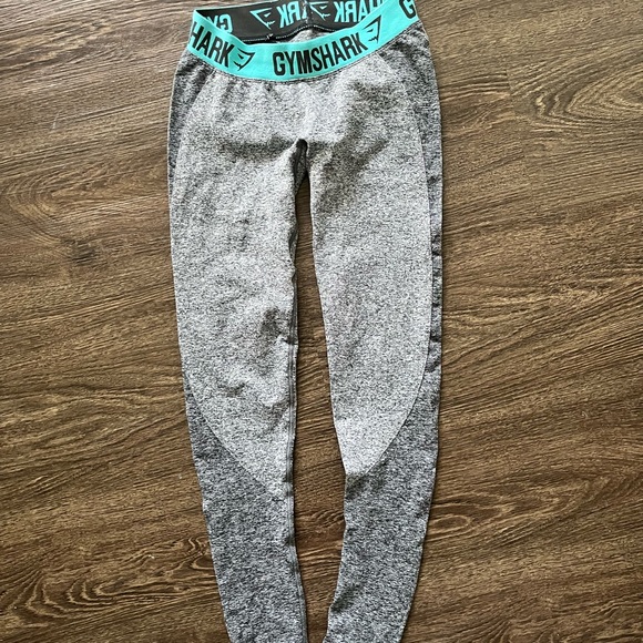 Gymshark Women’s Flex Seamless Leggings Charcoal Grey Contrast Size Small - Picture 2 of 13